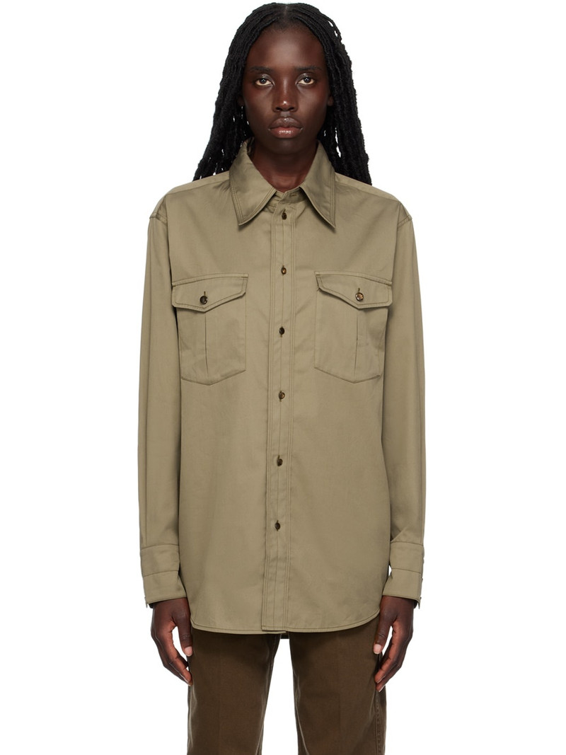 Brown Western Shirt - 1