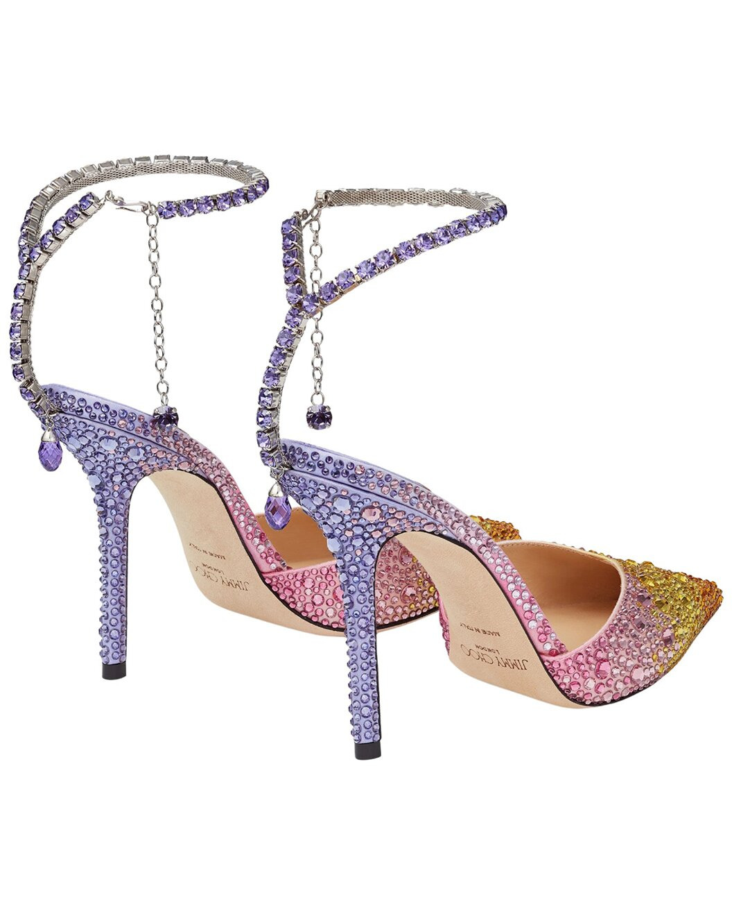 Jimmy Choo Saeda 100 Suede Slingback Pump - 3