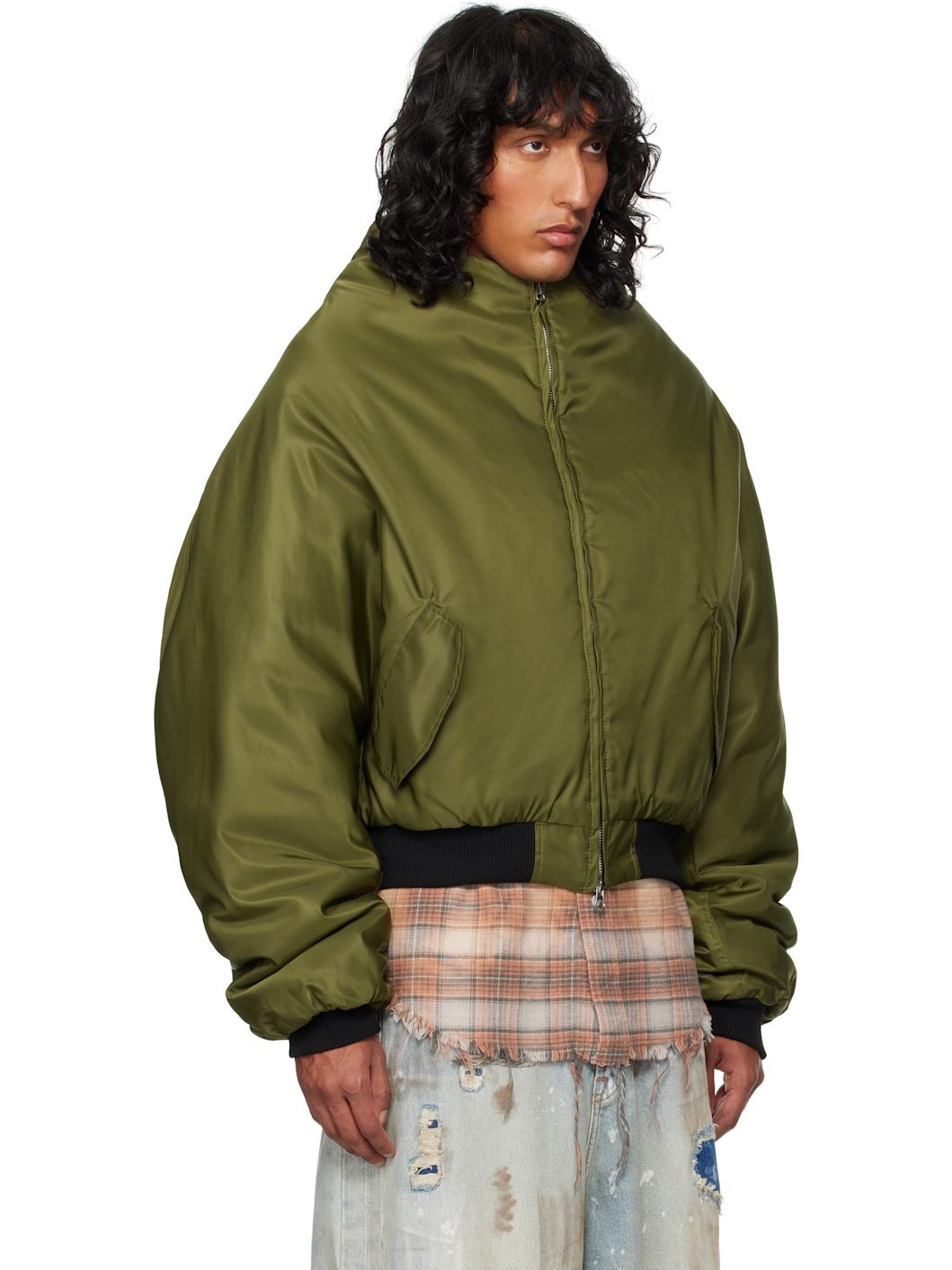 Khaki Abraxas Bomber Jacket - 2