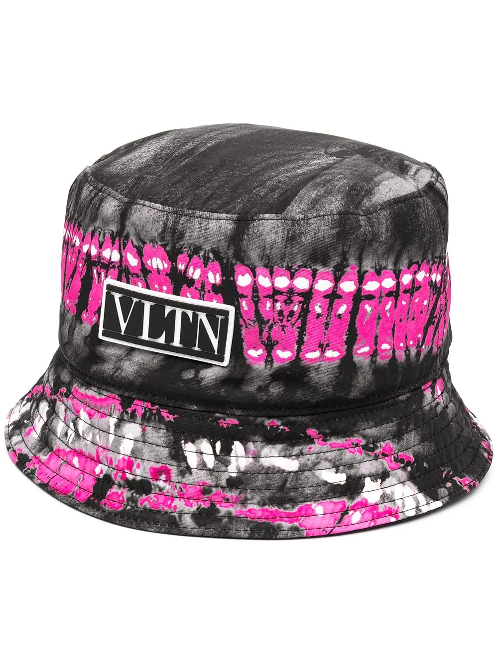 logo-patch bucket hat - 1