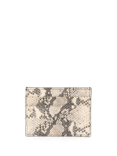 Marni snake print cardholder outlook