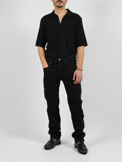 SAINT LAURENT Carbon black denim jeans outlook