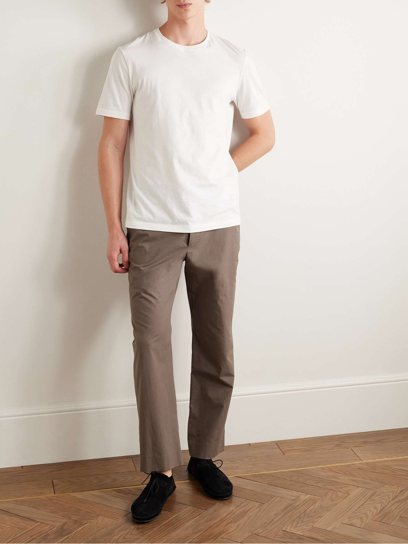 The Row Lerio Straight-Leg Cotton-Poplin Trousers outlook