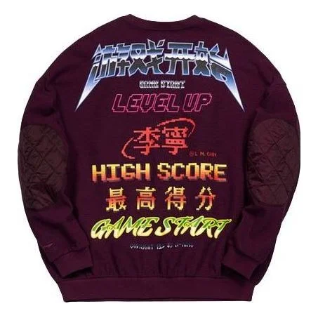 Li-Ning Paris fashion week Loose Pullover 'Purple' AWDQ635-1 - 1