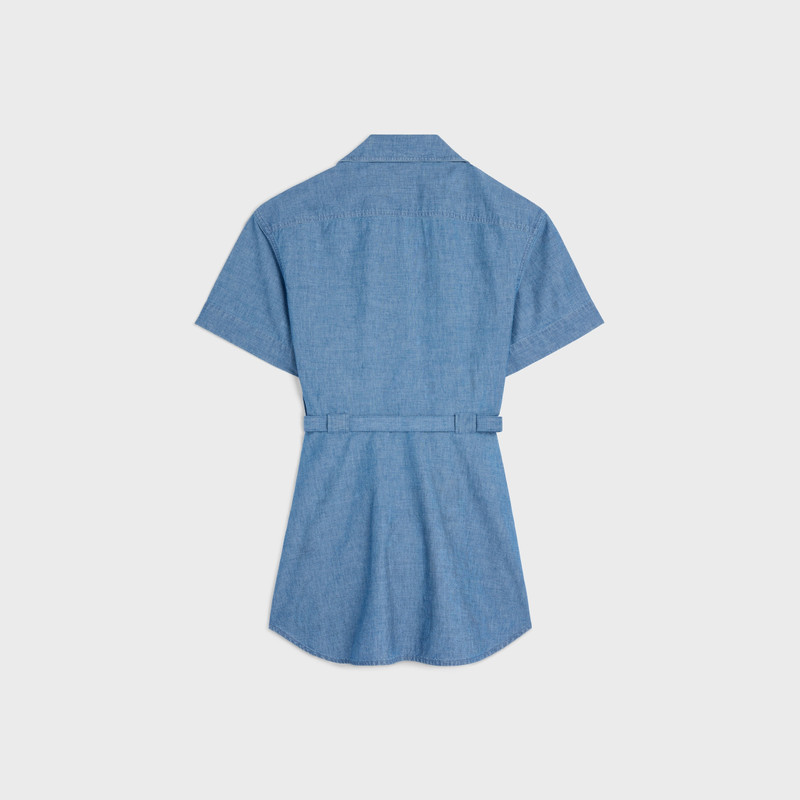 CELINE dress IN cotton denim outlook