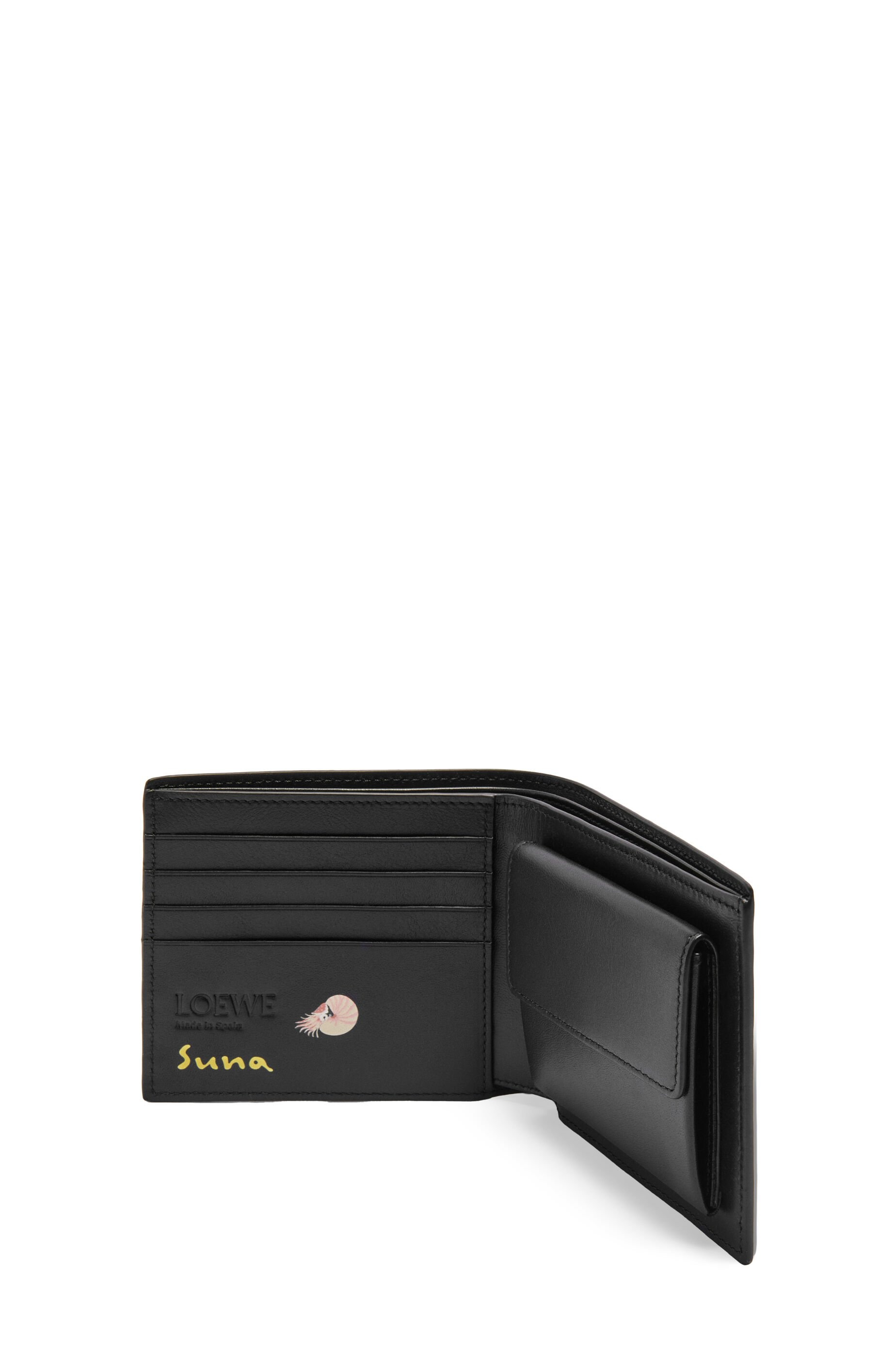 Deep Sea bifold coin wallet in nappa calfskin - 3