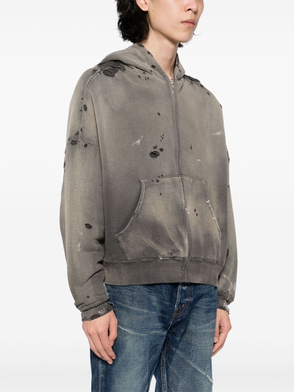 zip-up hoodie - 3