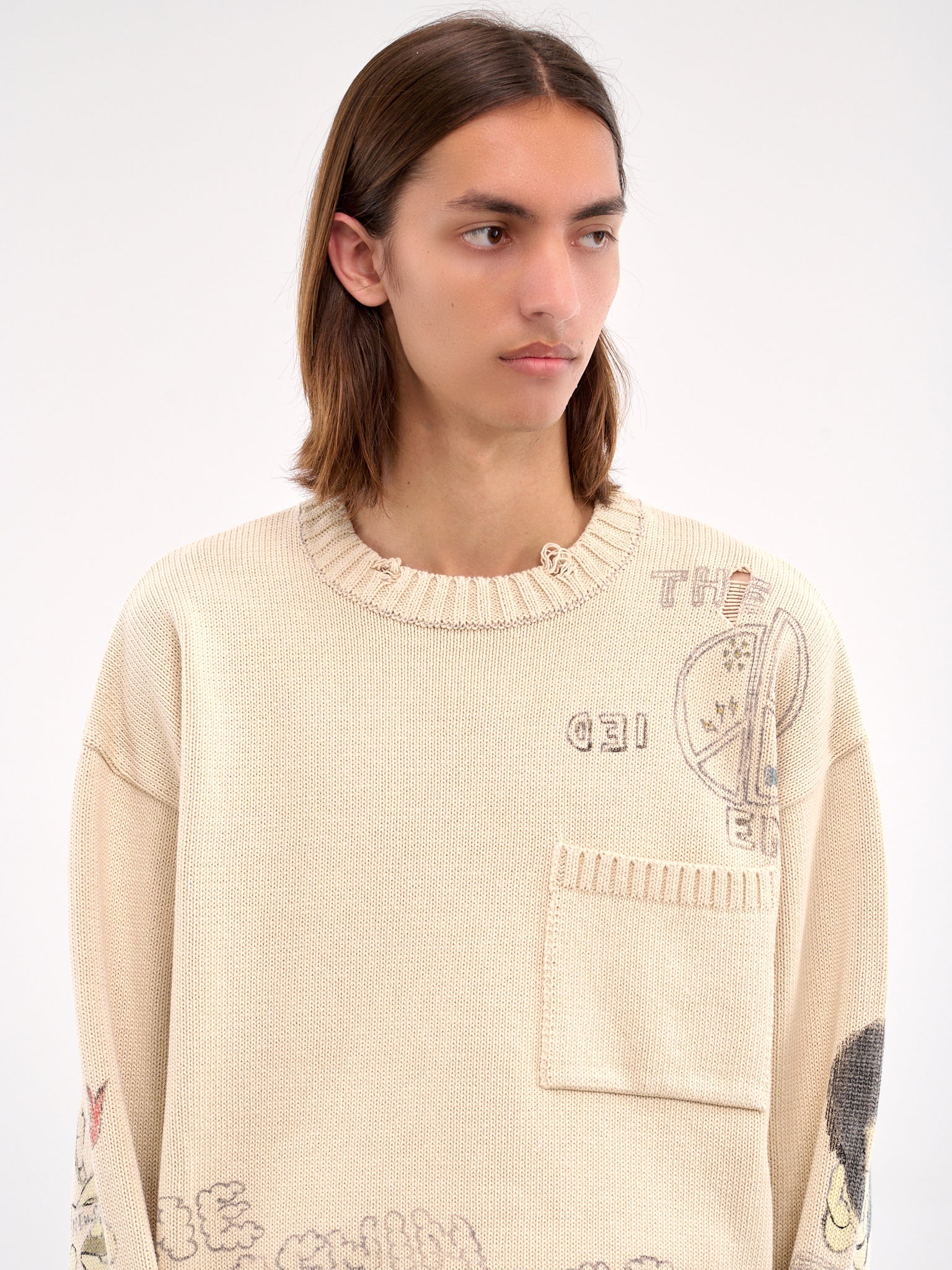Memorial Paint 5G Knit Sweater - 4
