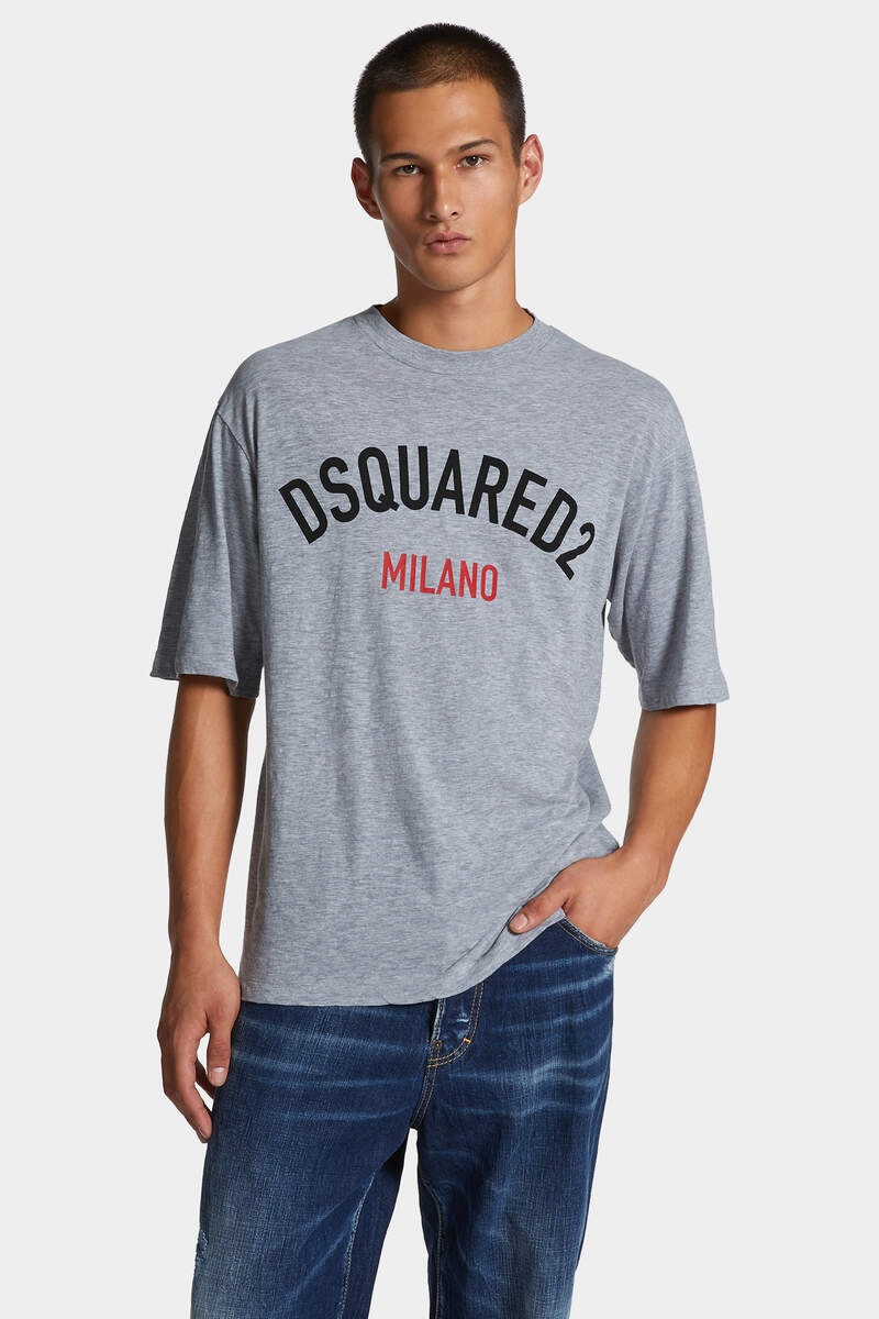 WASH LOOSE FIT D2 MILANO T-SHIRT - 3