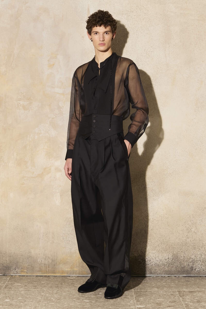 BOWTIE DROPPED SHOULDER SHIRT - 6