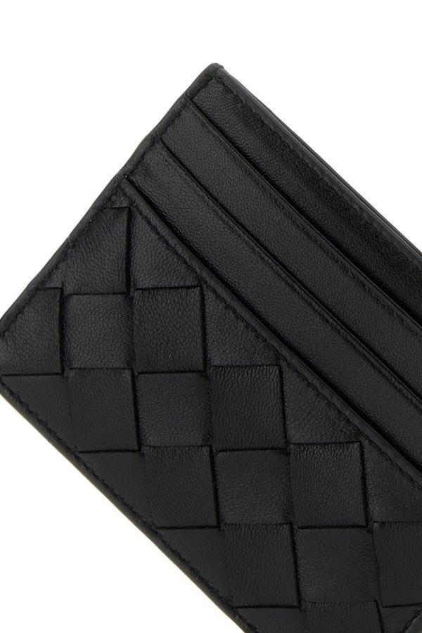 Black leather card holder - 4