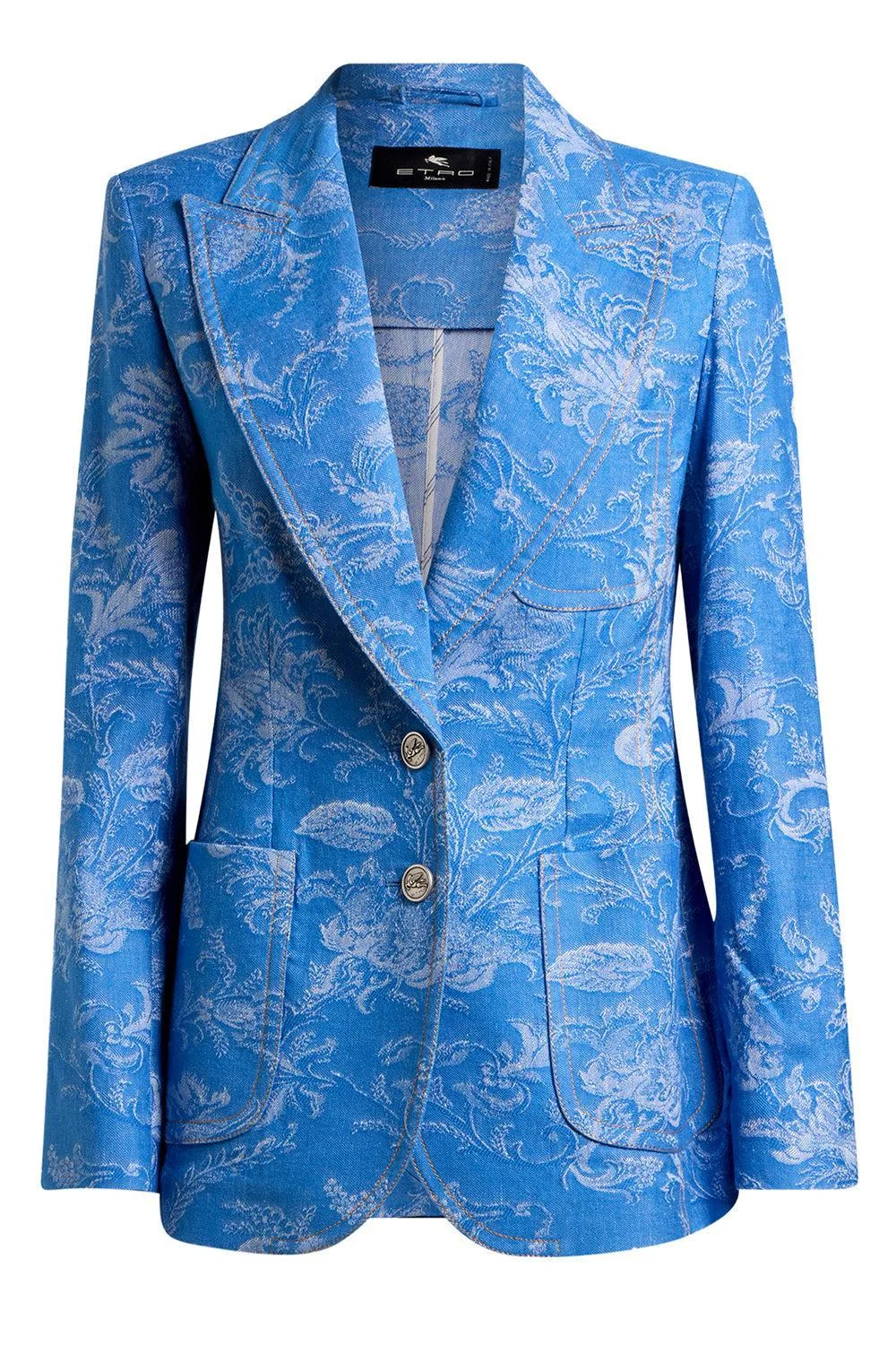 Printed Brocade Jacket - 1