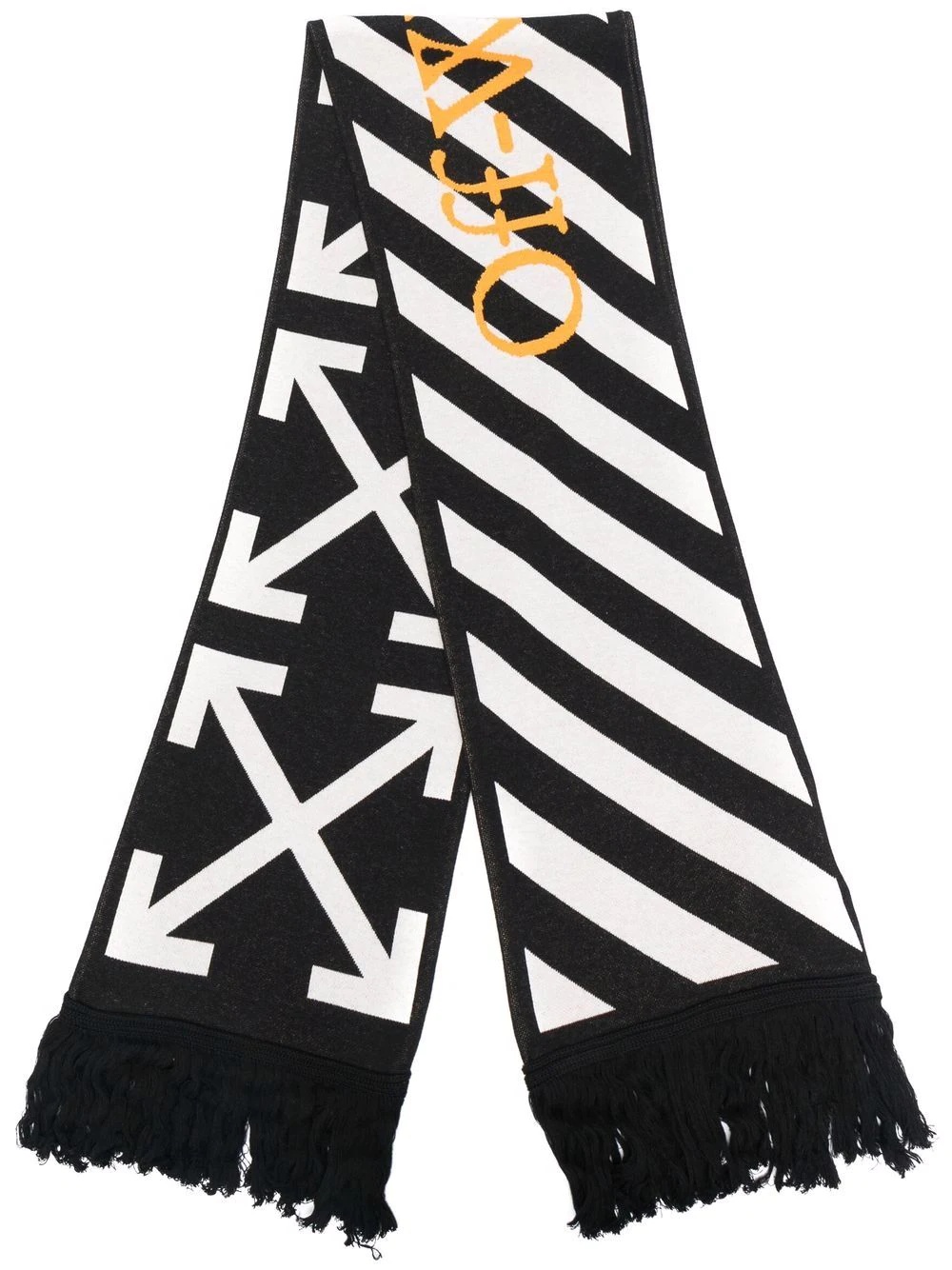 Diag Stripe logo scarf - 1