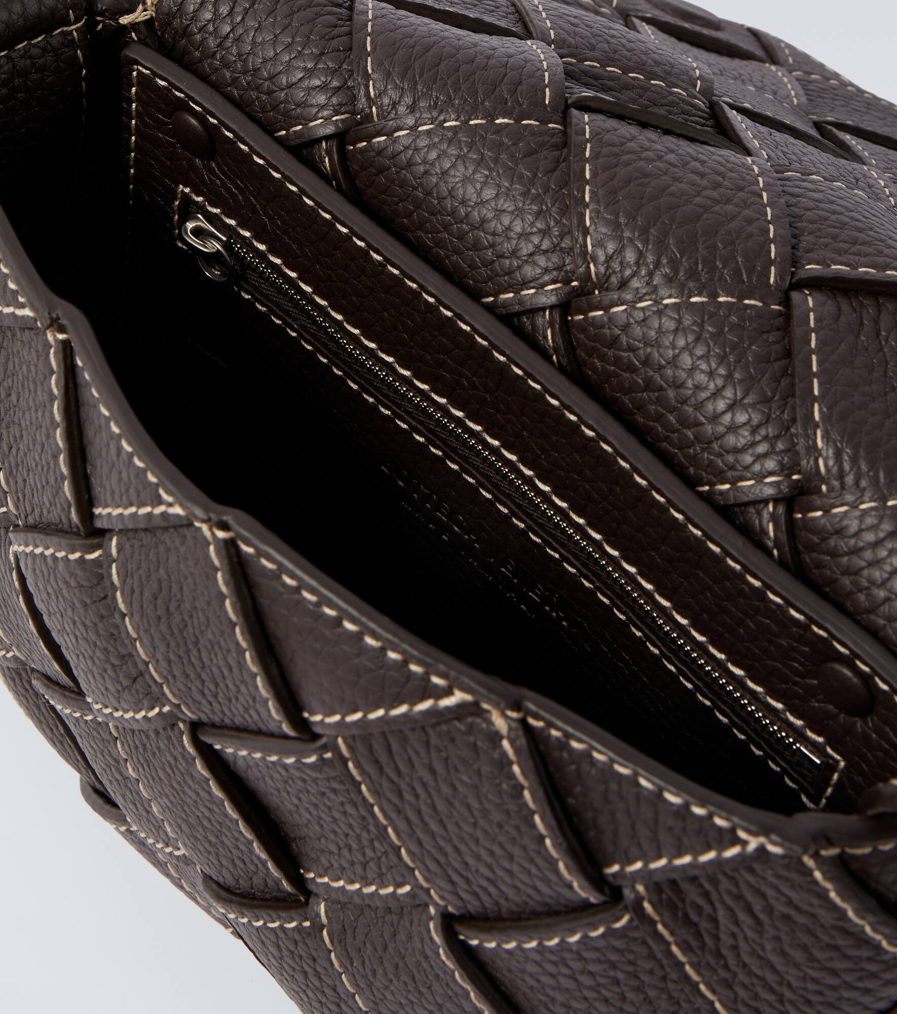 Diago Intreccio leather crossbody bag - 4