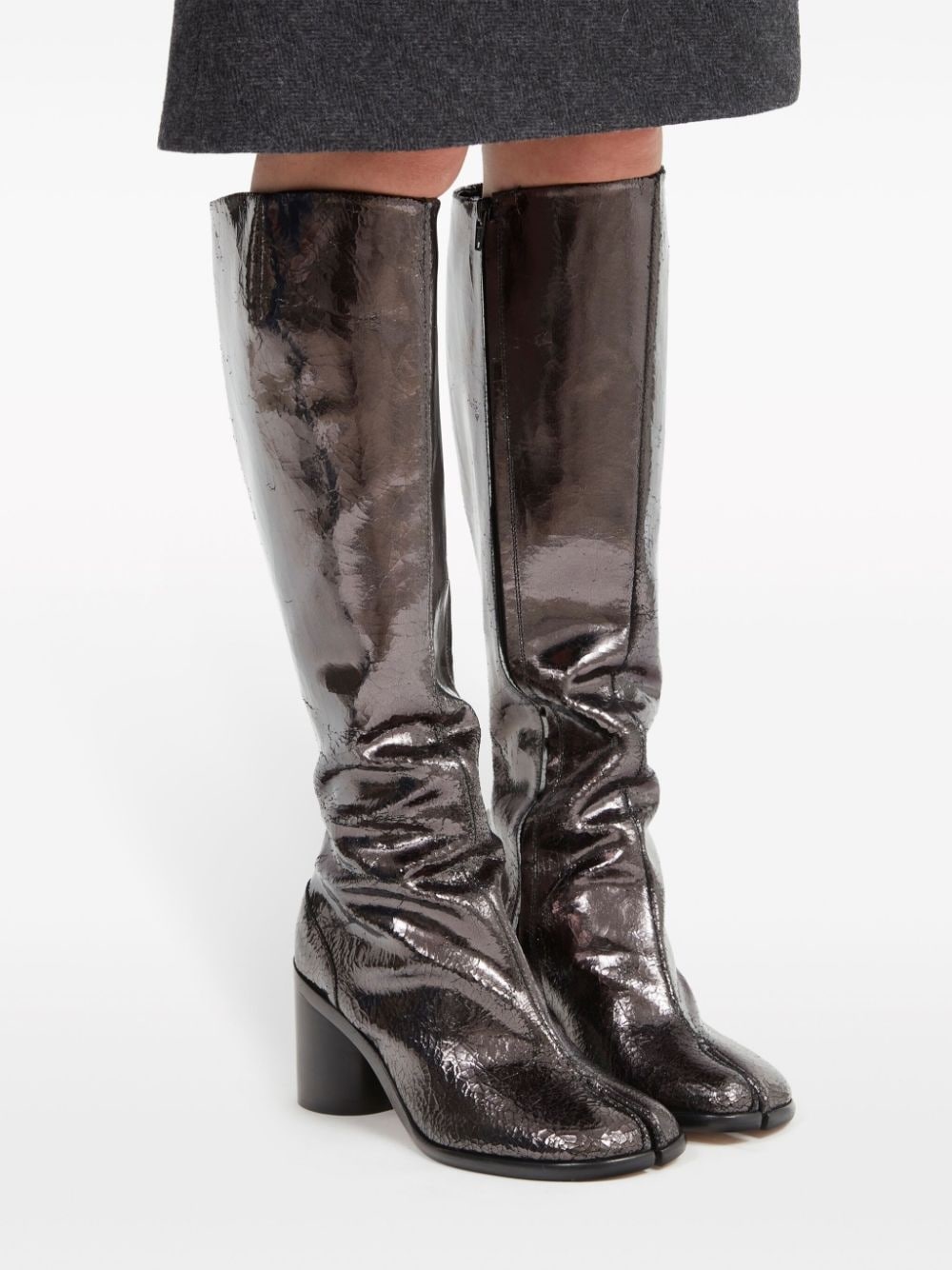 Tabi 80mm leather knee boots - 6