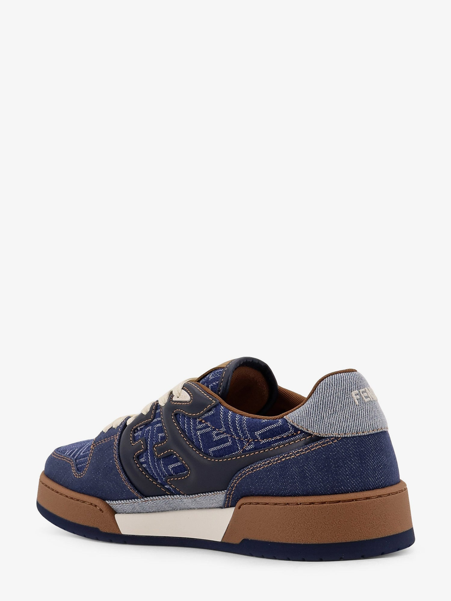 FENDI MATCH DENIM SNEAKERS - 4