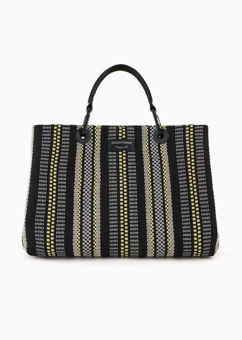 MyEA medium basketweave shopper bag 1
