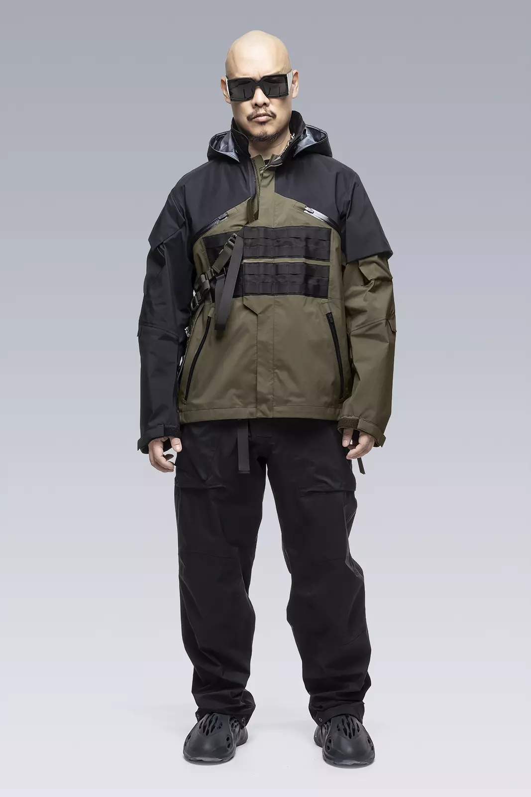 J1WTS-GT 3L Gore-Tex Pro Interops Jacket RAF Green/Black - 1