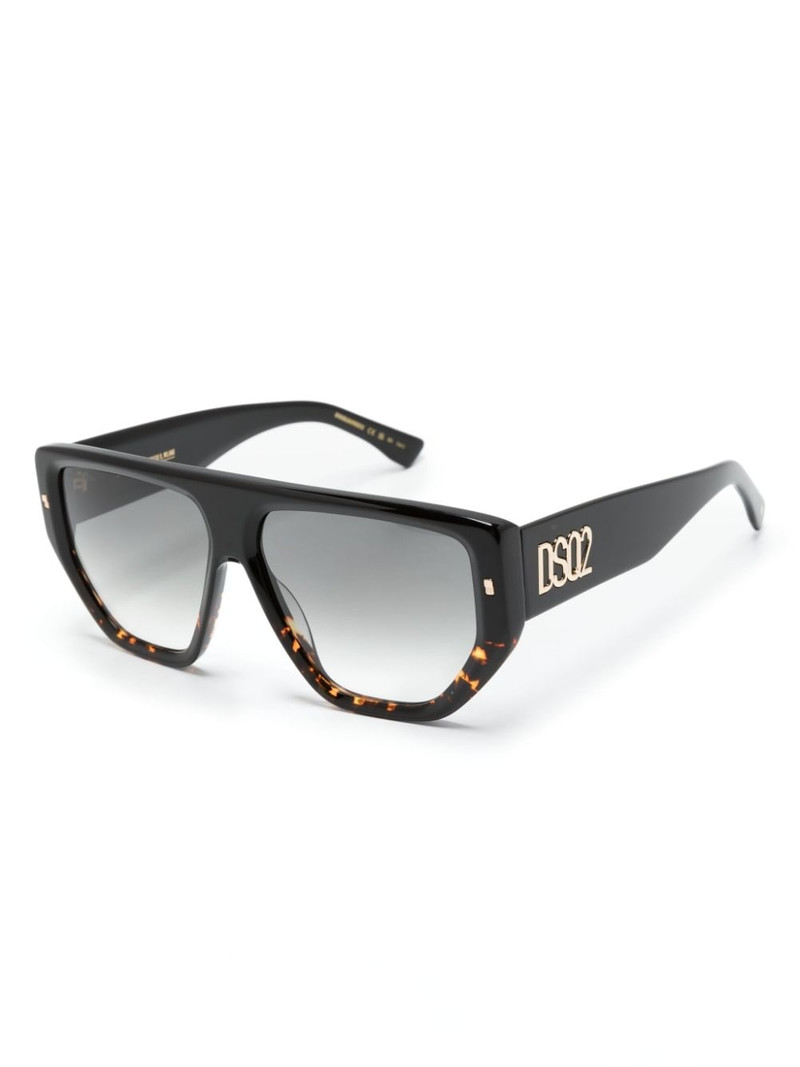 DSQUARED2 square-frame tinted sunglasses outlook