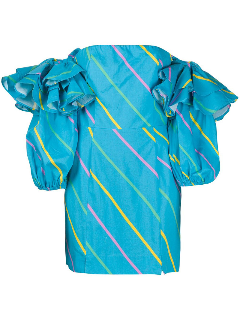 Bethany striped-print dress 1