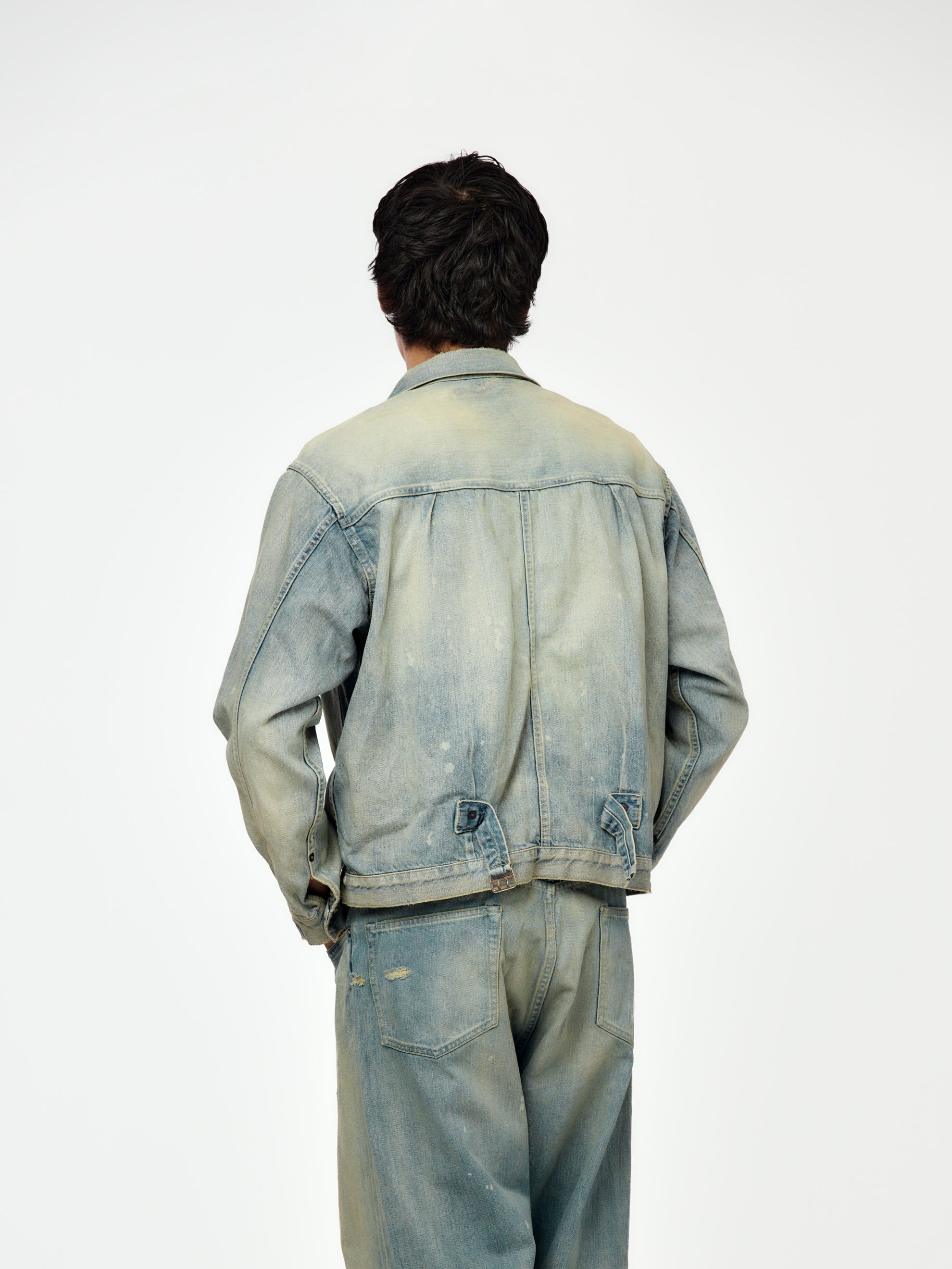1ST TYPE DENIM JACKET (BLEACH) - 3