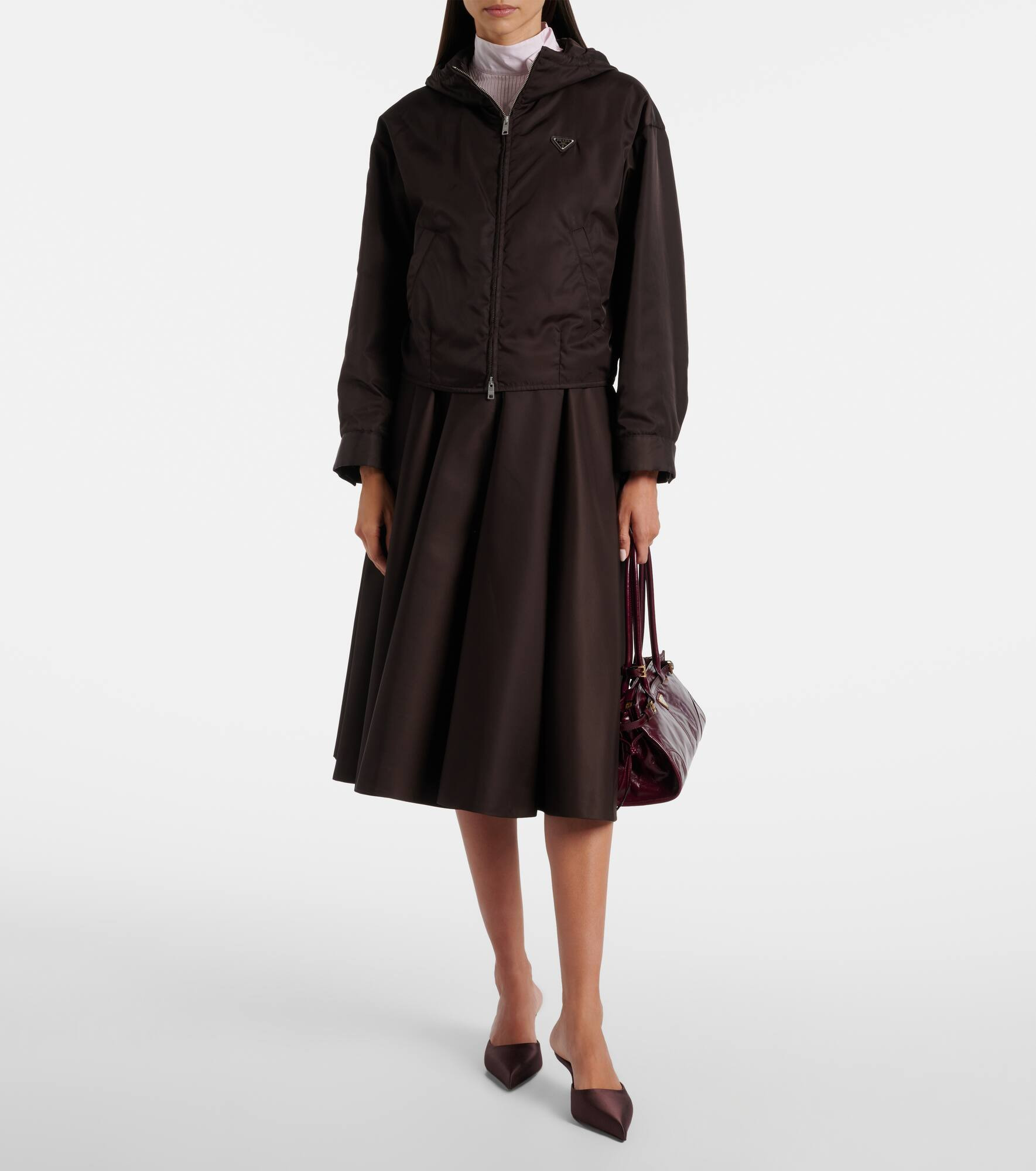 Re-Nylon hooded jacket - 2