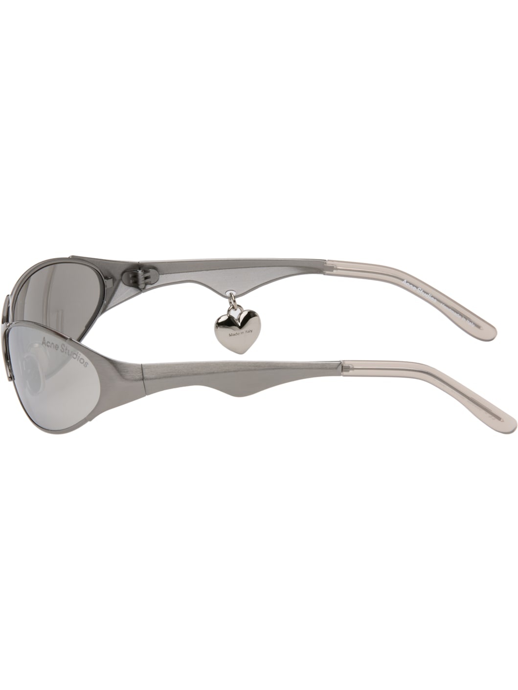 Silver Metal Frame Charm Sunglasses - 3