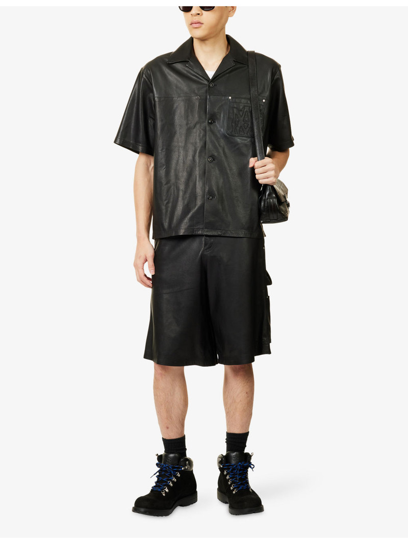 AMIRI Leather Carpenter Shorts outlook