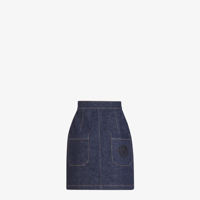 FENDI Fendi Roma Joshua Vides denim skirt outlook