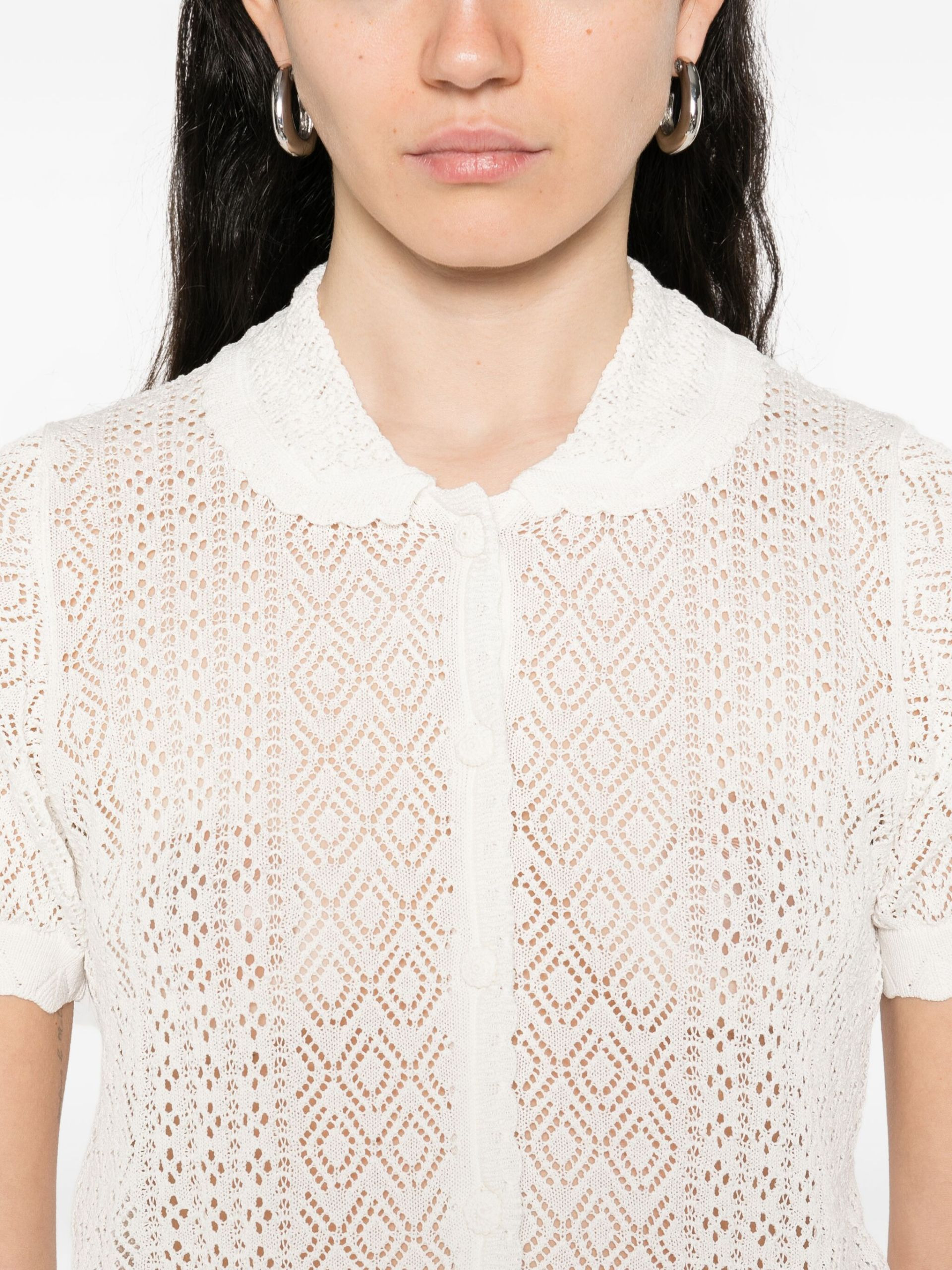 Eveline crochet-knit cardigan - 5