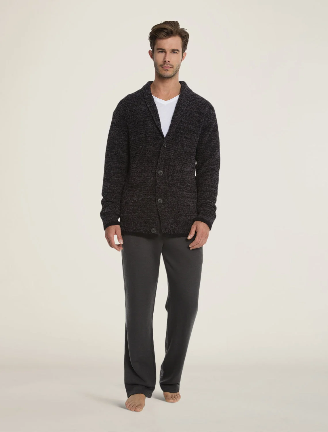 CozyChic® Shawl Collar Cardigan - 1