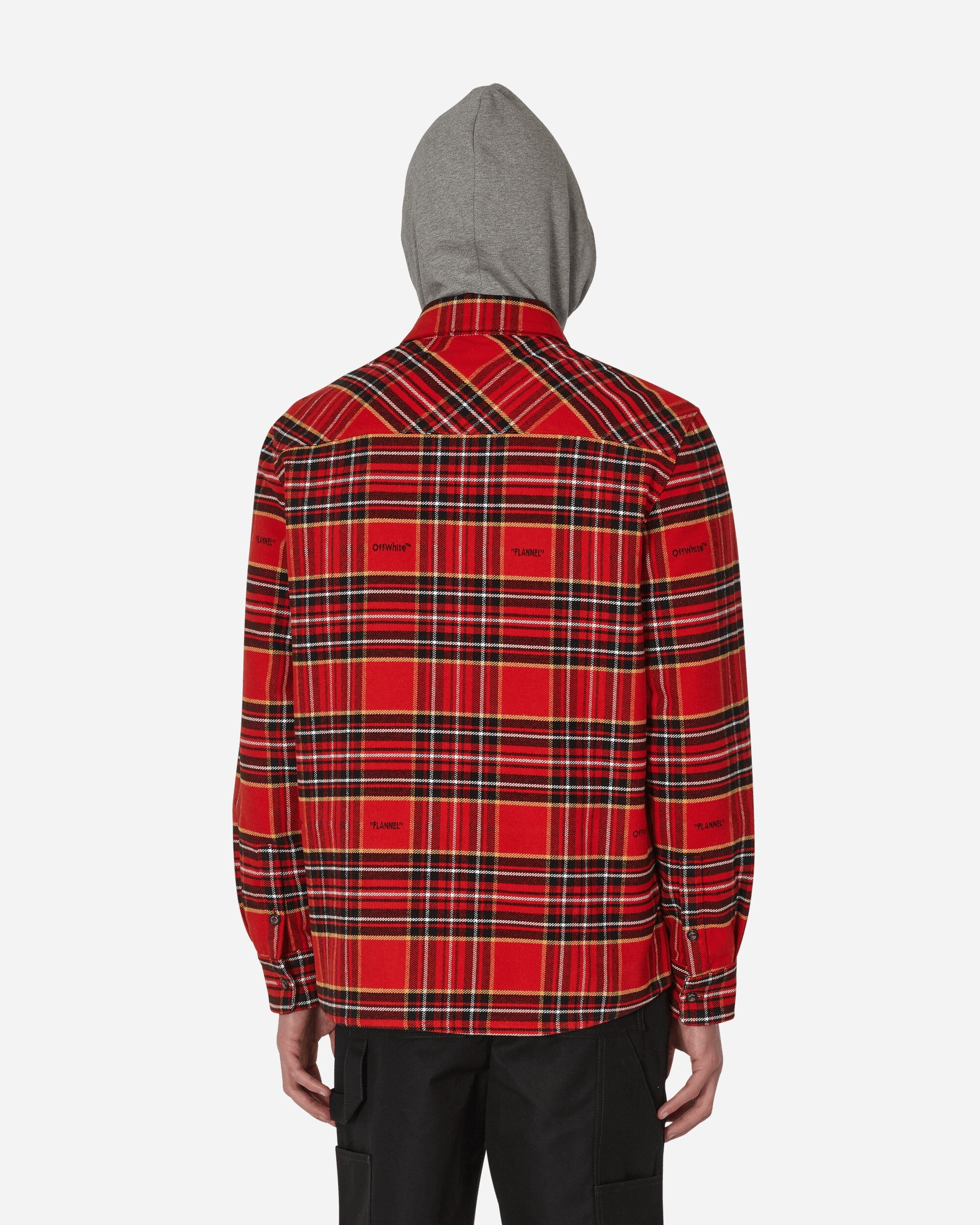 Flannel Skate Shirt Red - 3