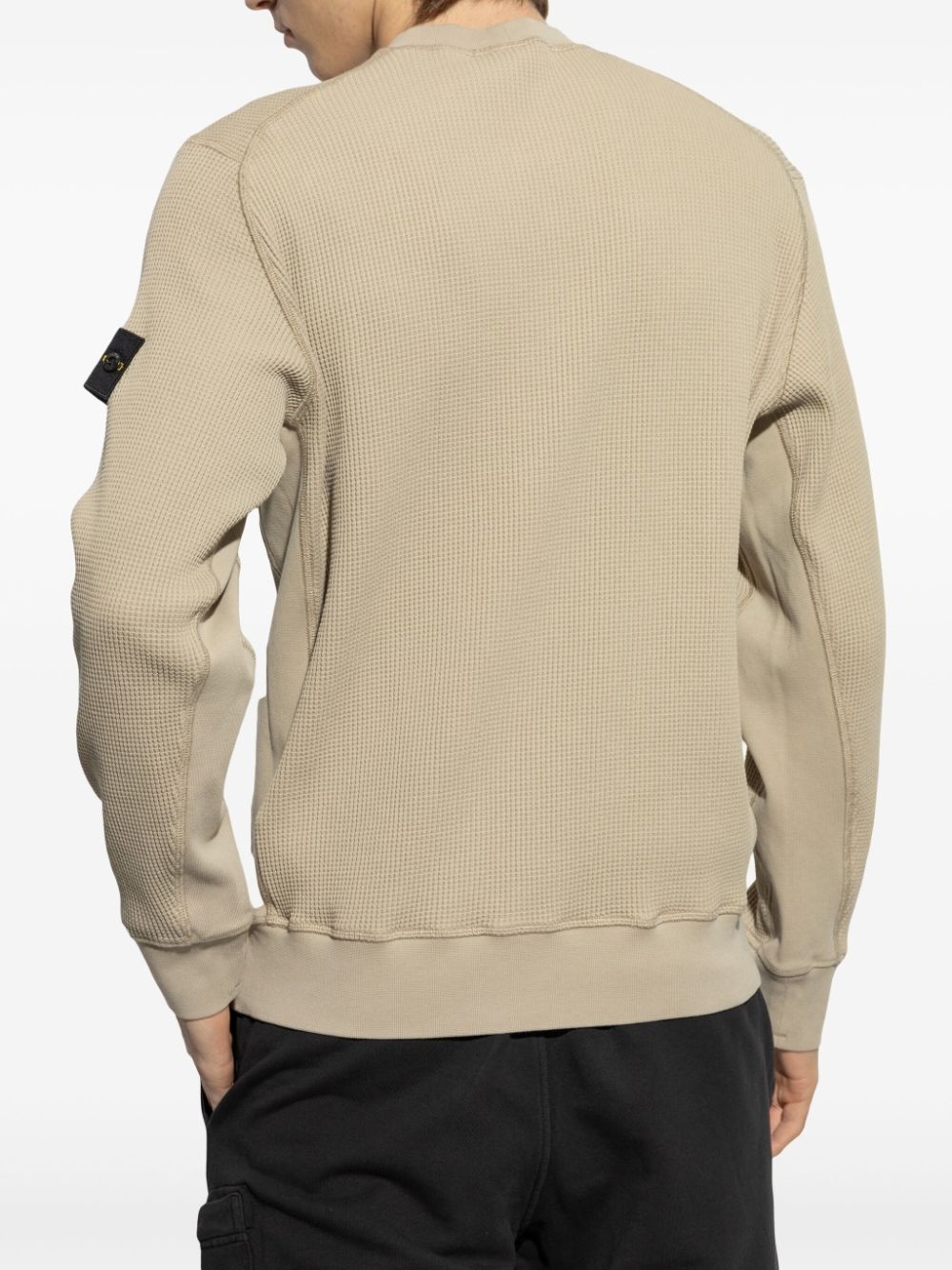 Compass-badge sweater - 4