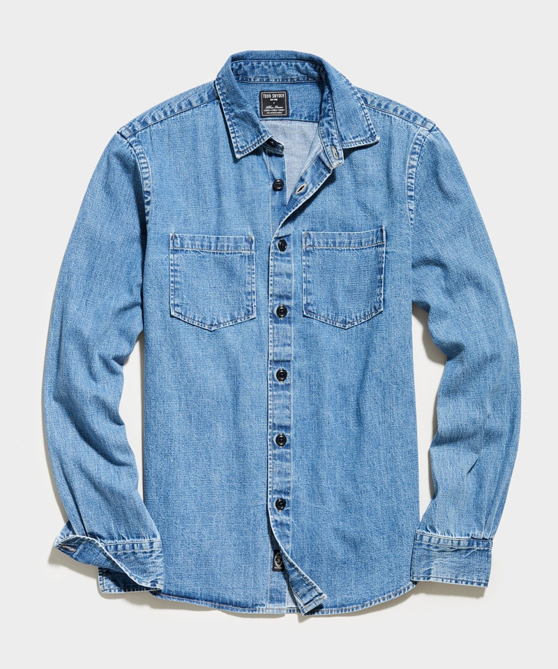 Italian Denim Overshirt 1