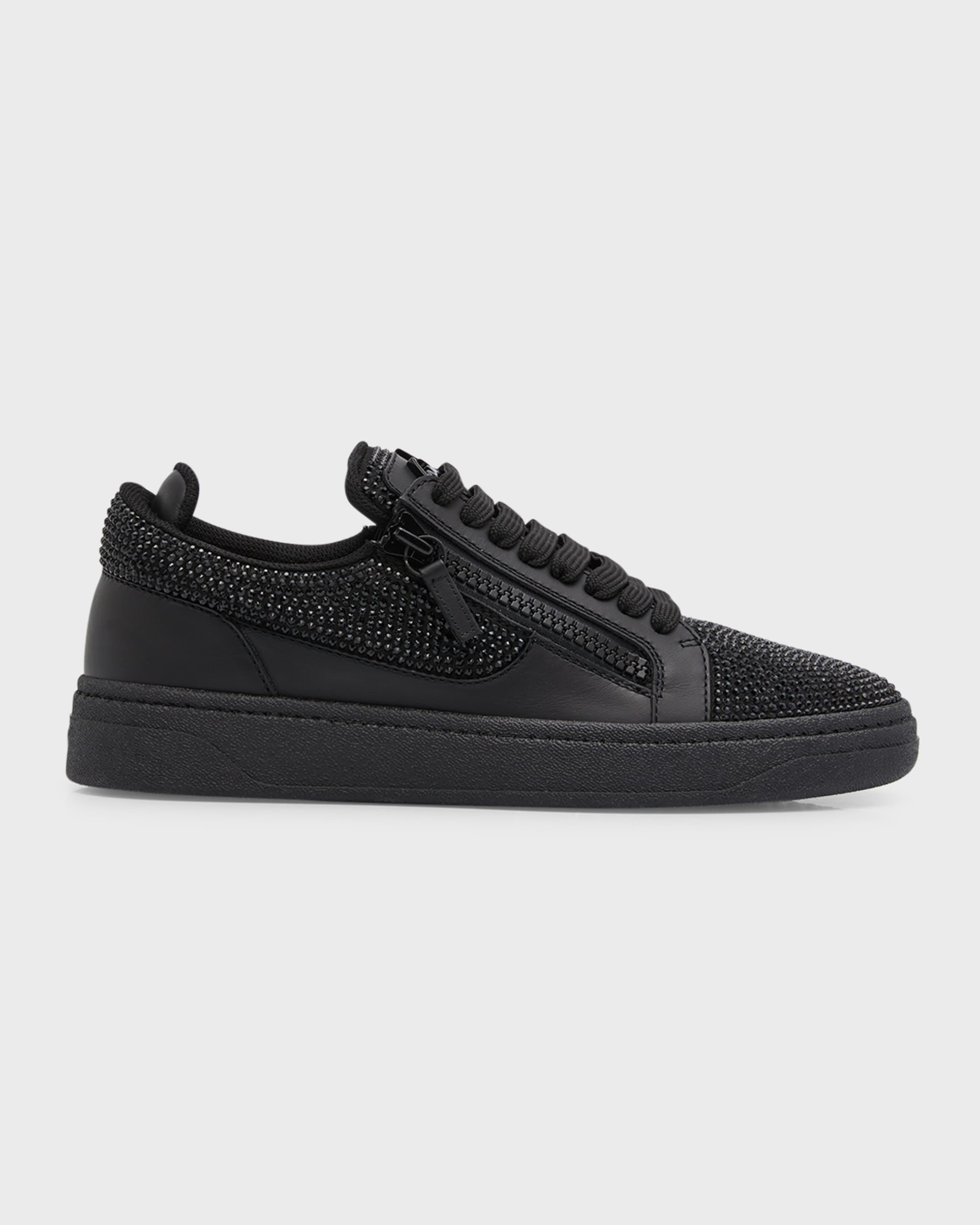 Men's GZ 94 Crystal Leather Low Top Sneakers - 1