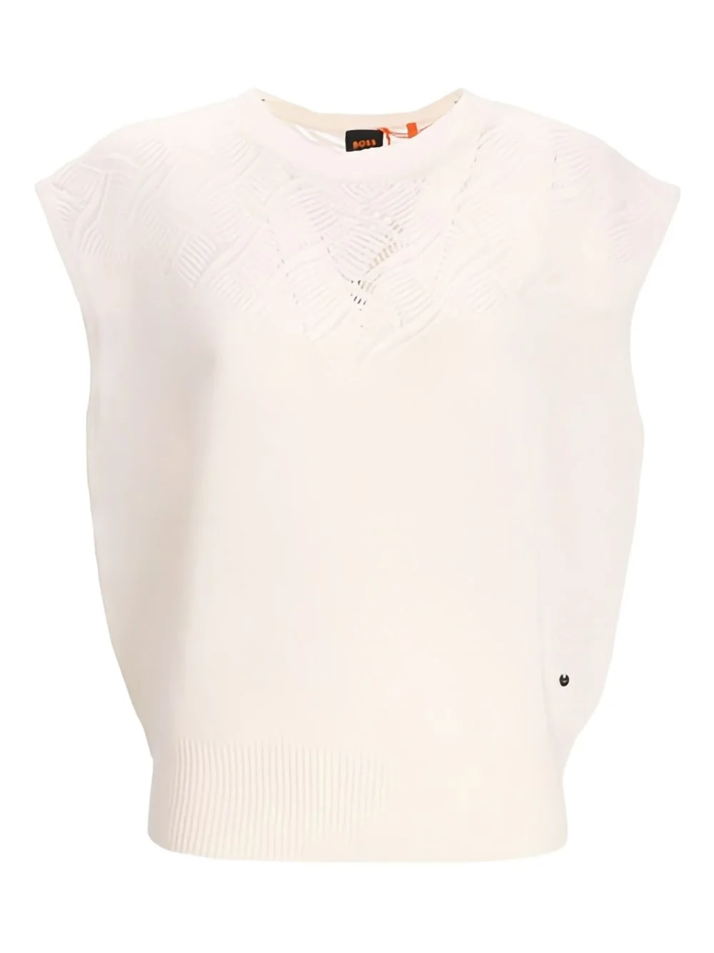 crew-neck tank top - 1