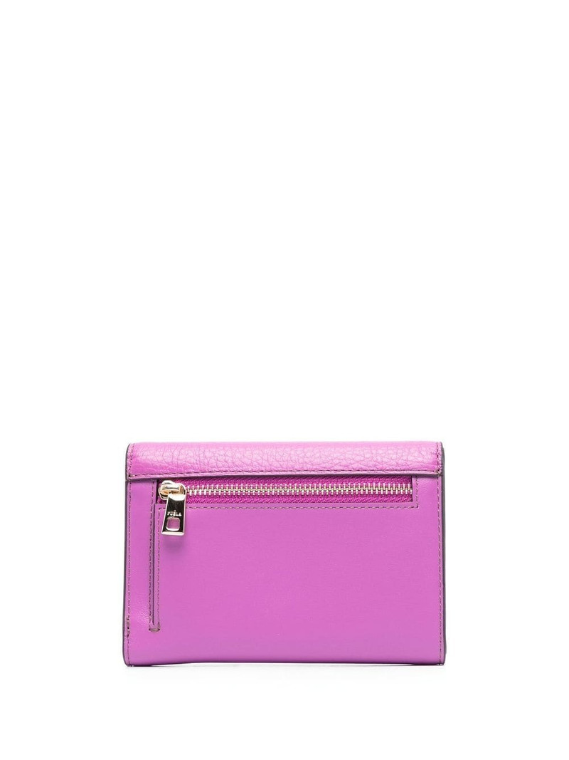 FURLA logo-plaque continental wallet outlook