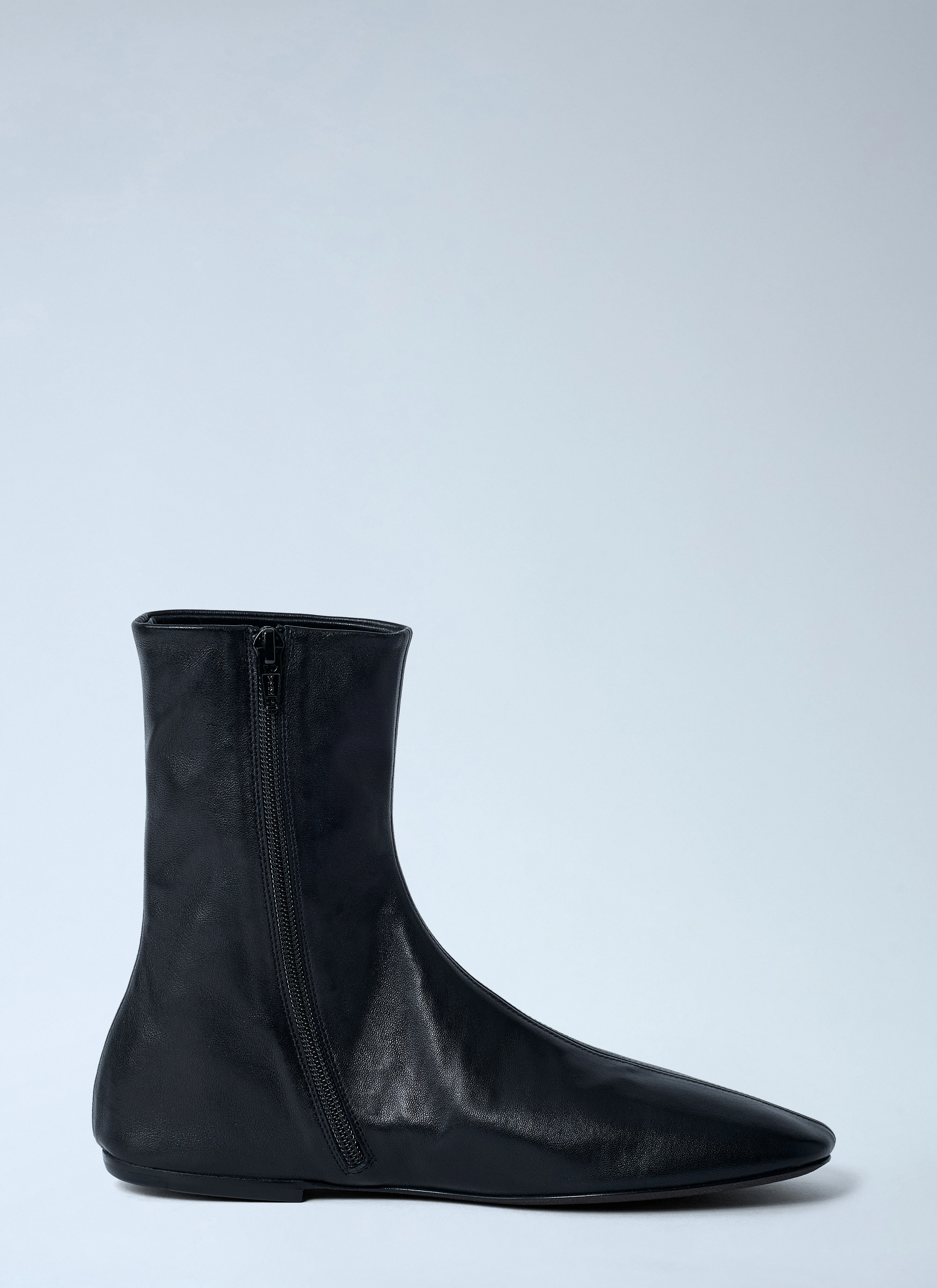 Leather Ankle Boots - 1