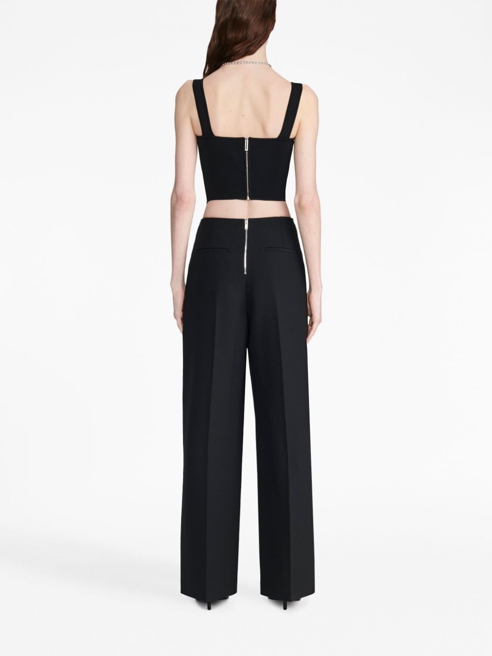 Interloop cut-out tailored trousers - 4