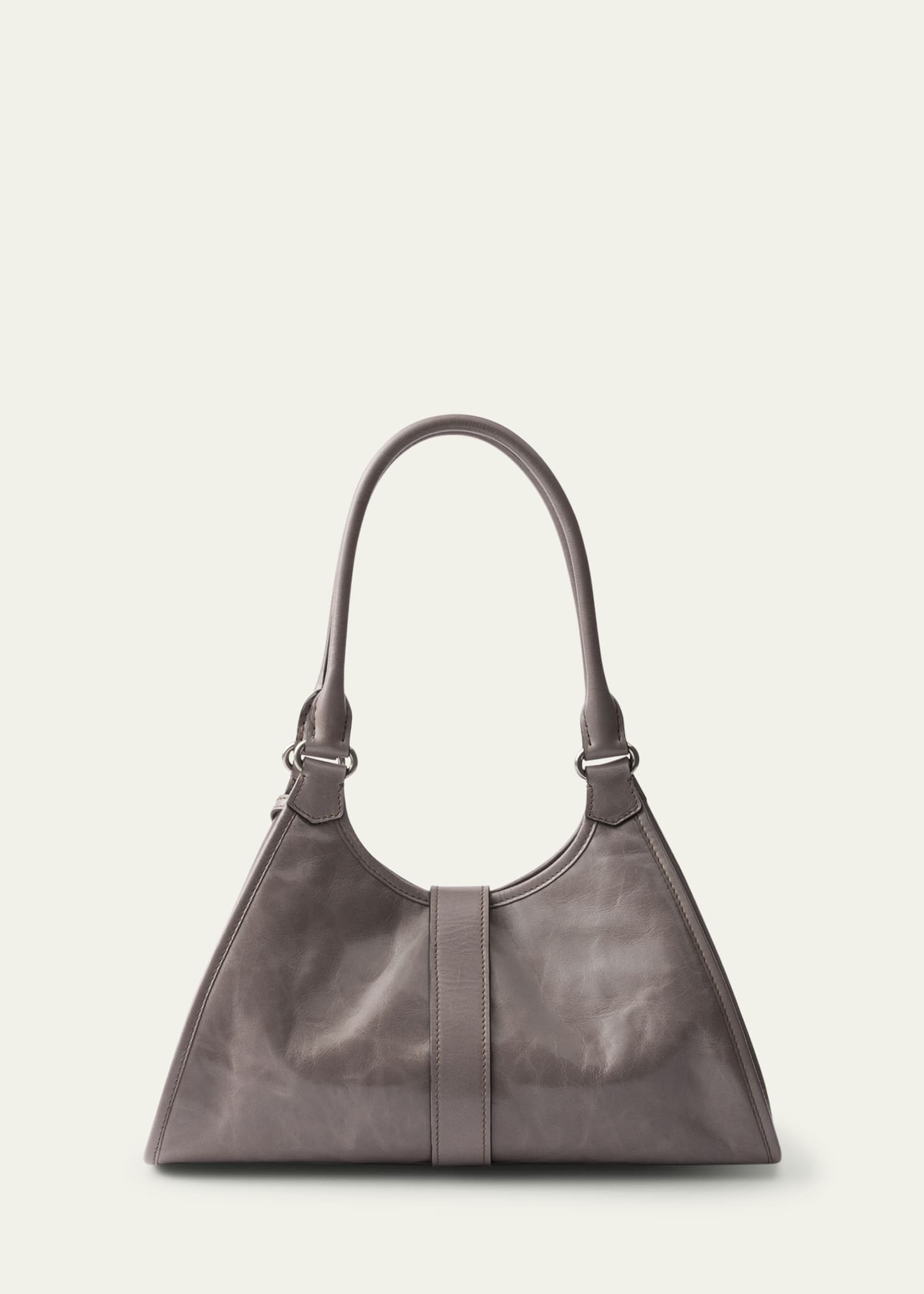 Soft Leather Shoulder Bag - 3