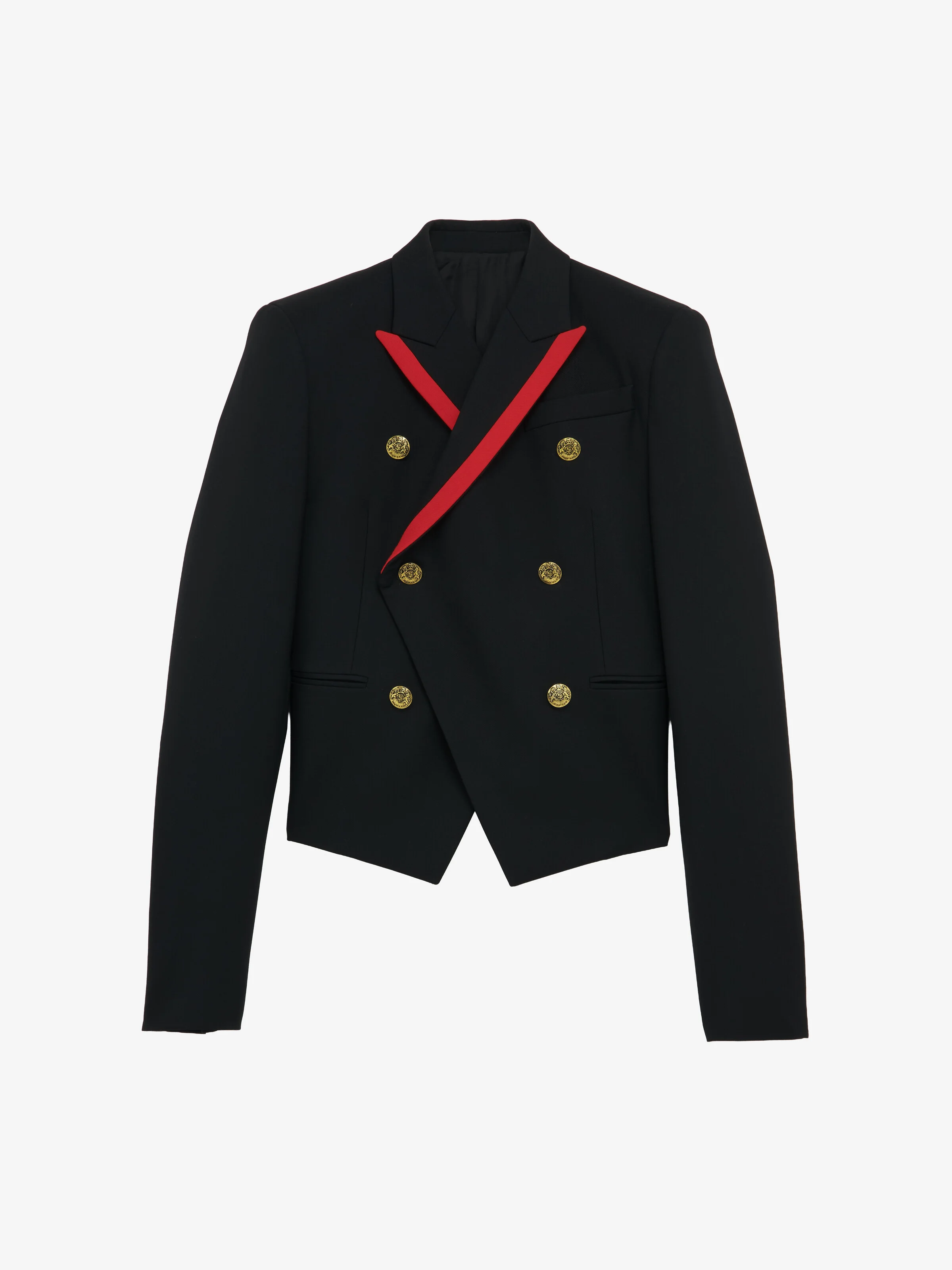 Uniform Double-breasted Jacket - 1
