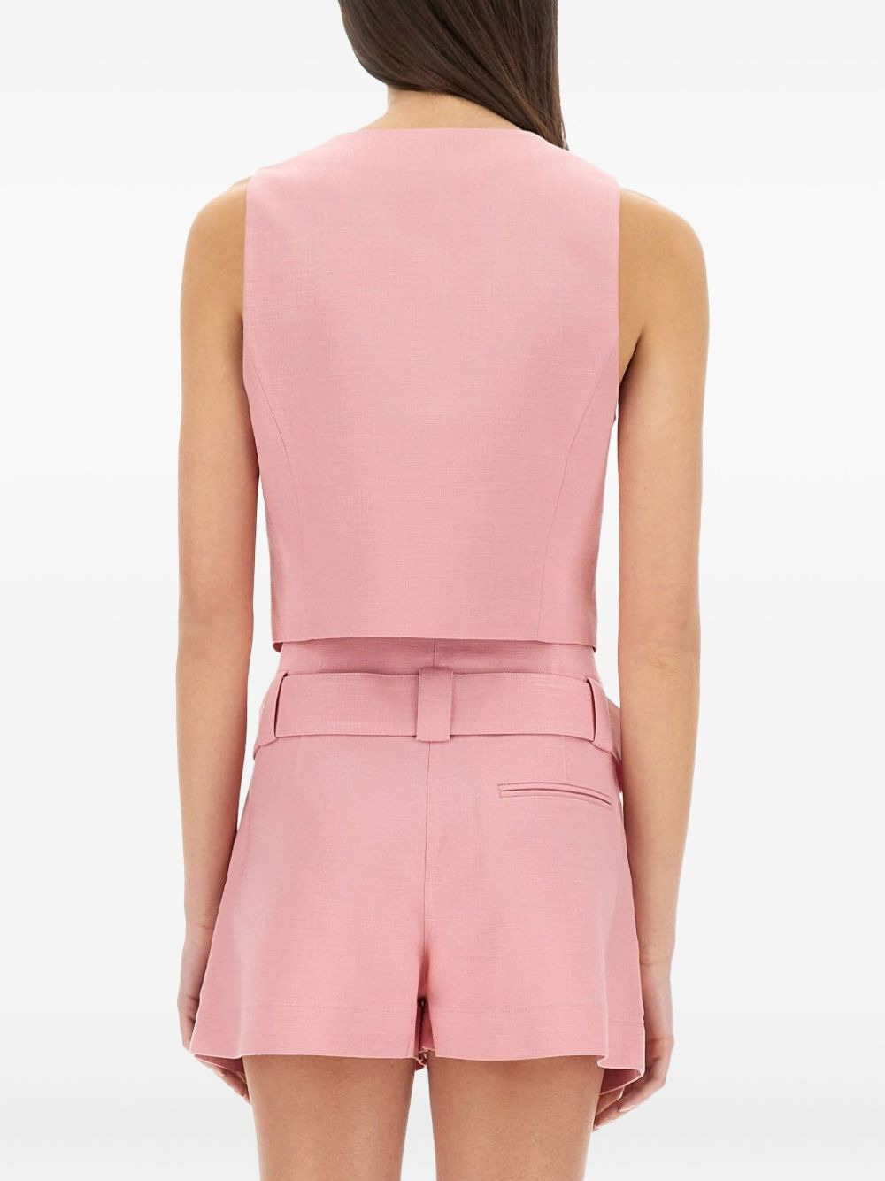 button-fastening vest - 4