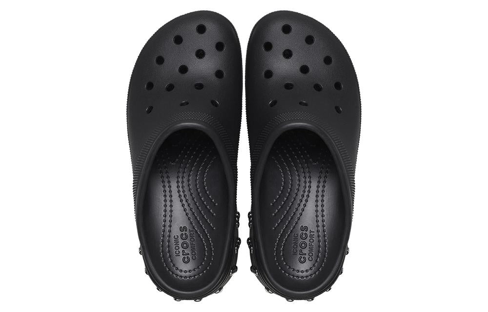 (WMNS) Crocs Siren Studded Clogs 'Black' 209017 - 4