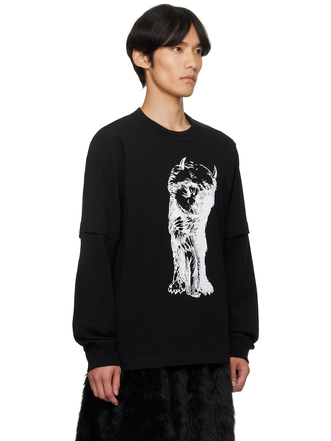 Black 'Where The Wild Things Are' Cotton T-shirt - 2