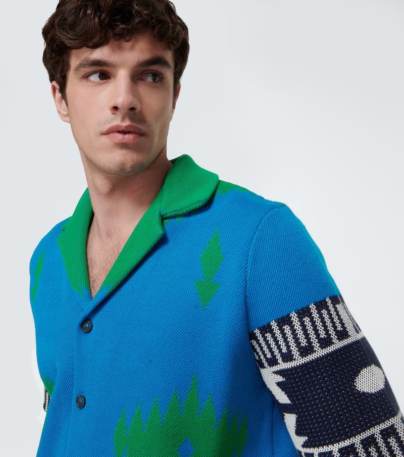 Jacquard cotton shirt 5