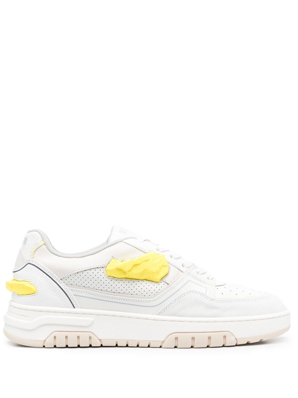 panelled low-top sneakers - 1