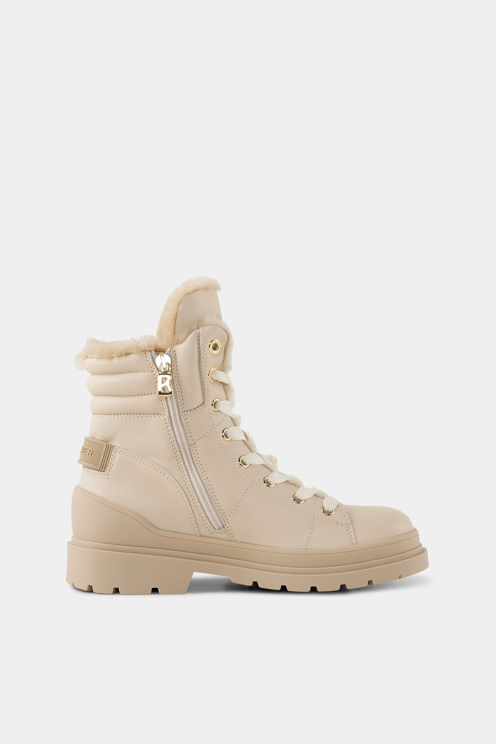 Mid boots St.Moritz with spikes in Beige - 2