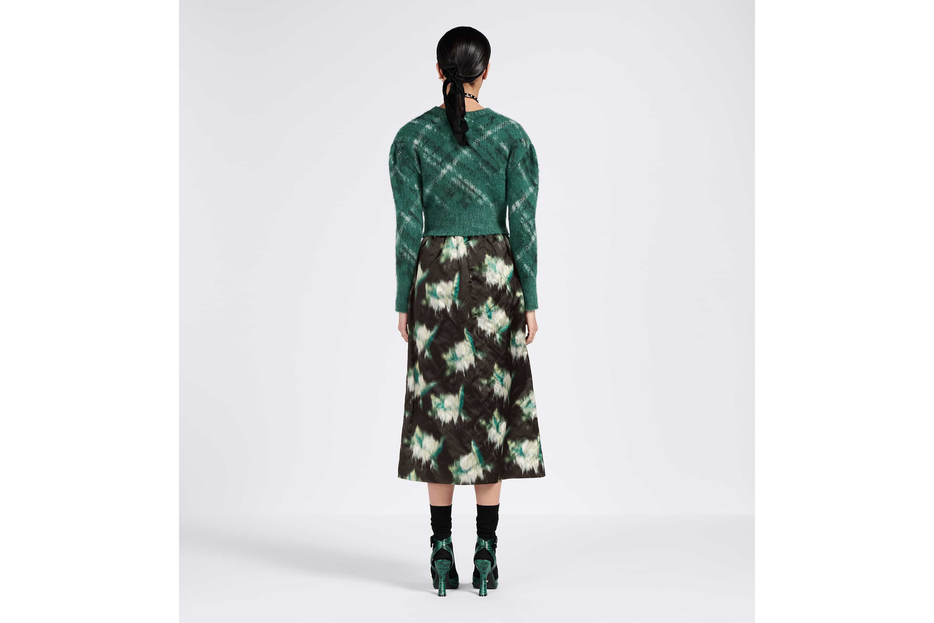 Mid-Length Straight-Cut Skirt - 6