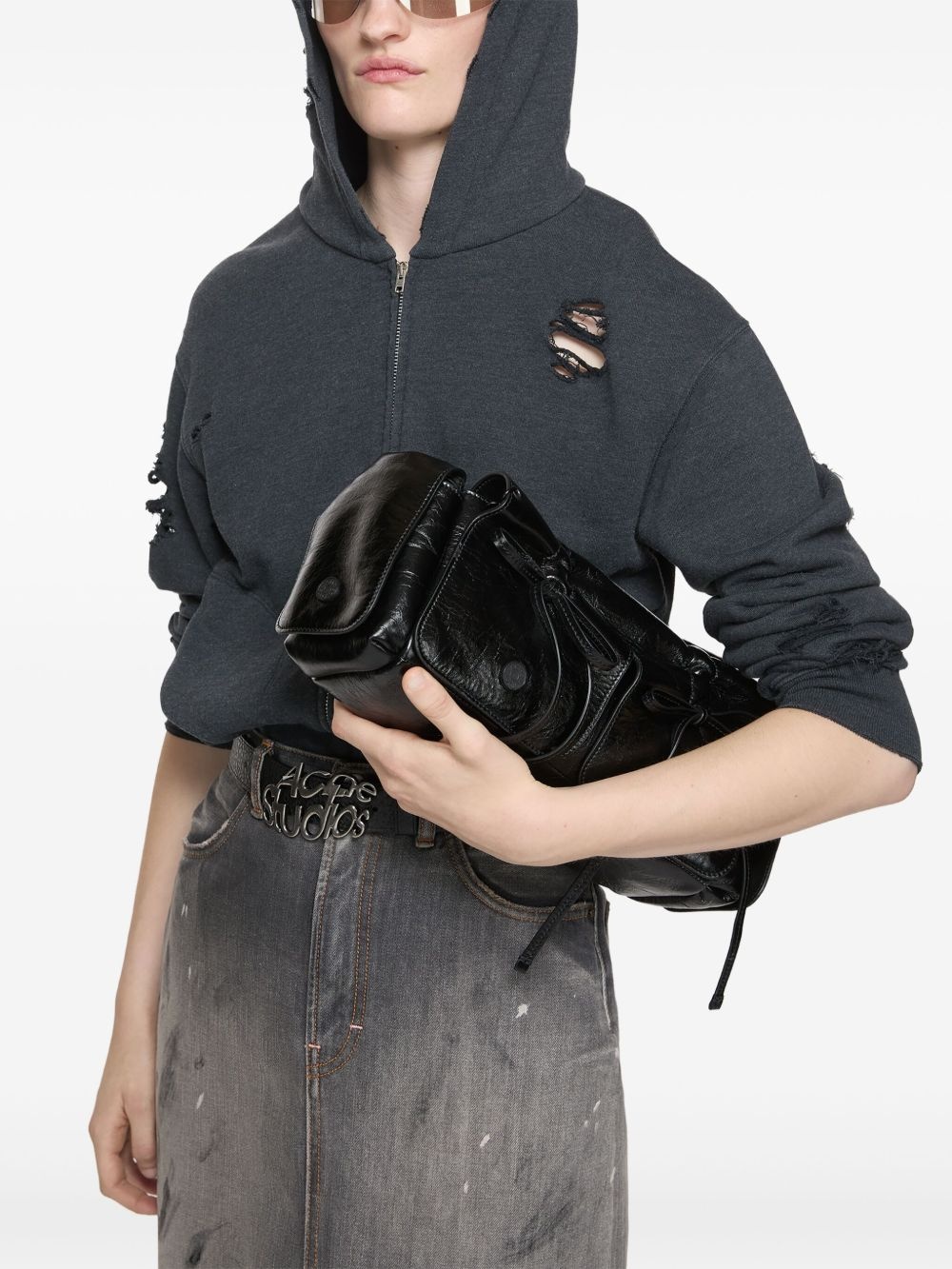 multi-pocket shoulder bag - 2