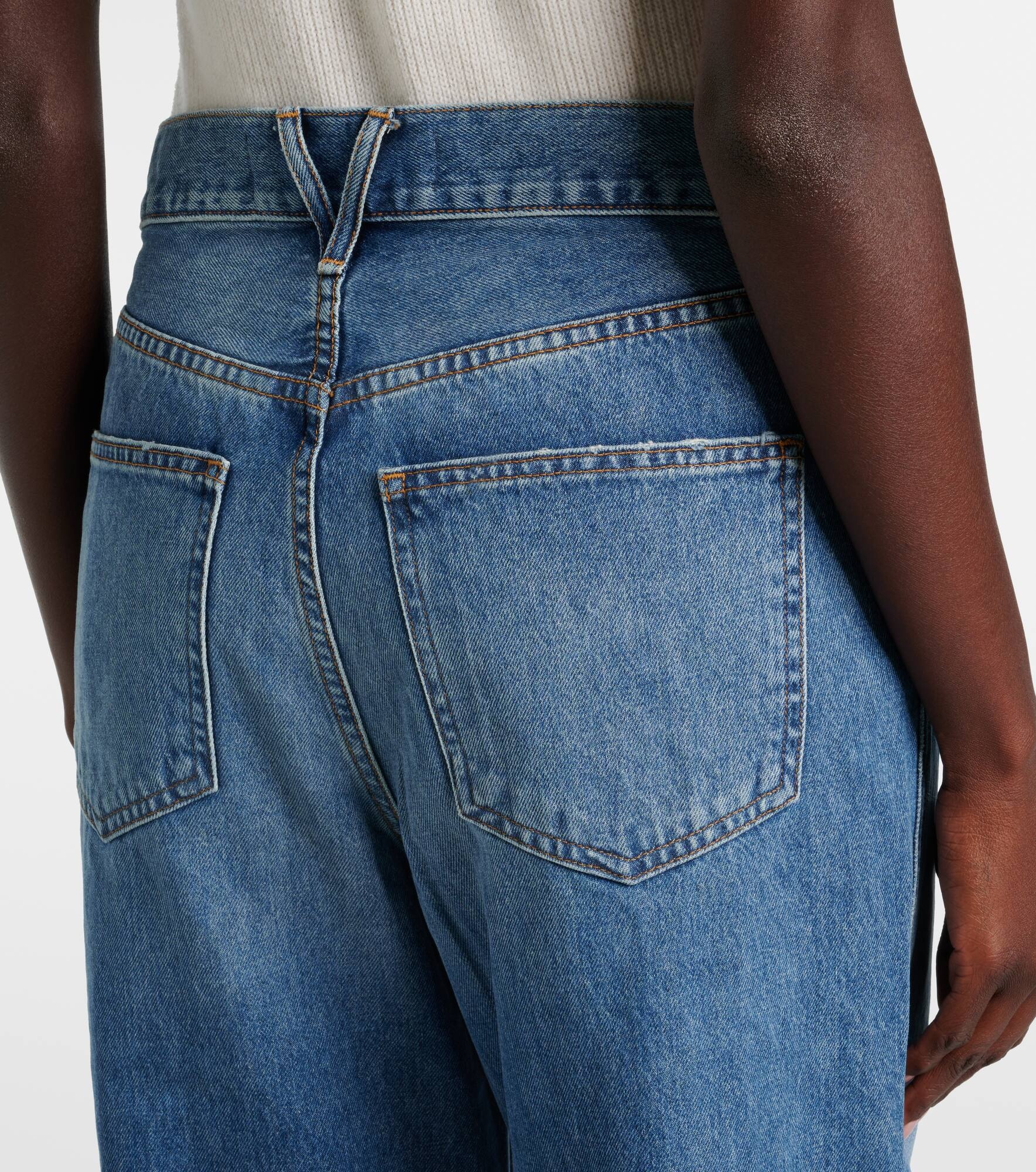 Taylor high-rise wide-leg jeans - 6